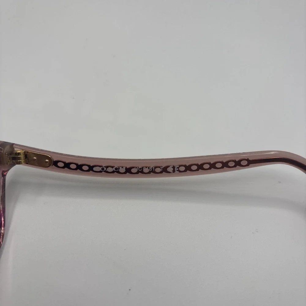 COACH HC6181 5656 TRANSPARENT PINK OMBRE EYEGLASSES FRAME 54-17-140mm #D106
